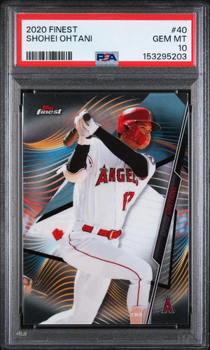 2020 Topps Finest Shohei Ohtani PSA 10 