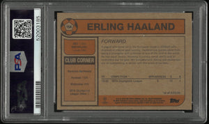 2020 Topps Living UEFA Champions League Erling Haaland #154 PSA 9 