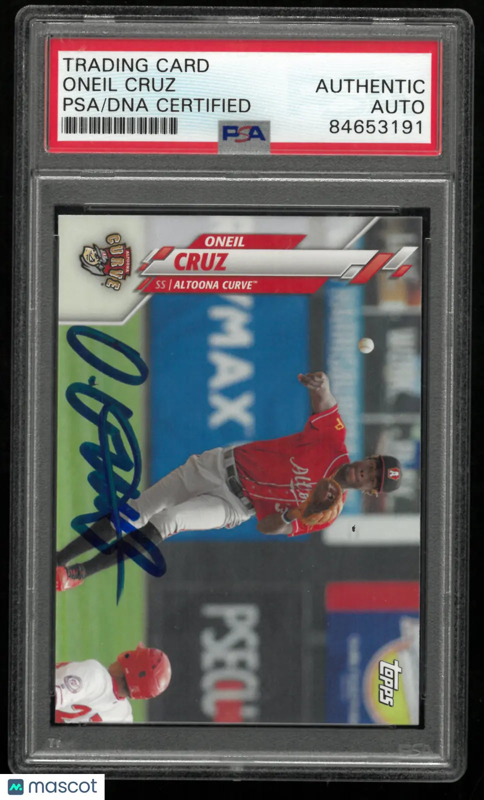 2020 Topps Pro Debut Rookie Oneil Cruz Autograph Auto RC PSA Authentic 