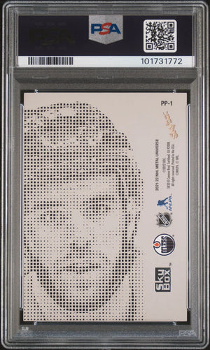 2021-2022 Skybox Metal Universe Platinum Portraits Connor McDavid PSA 9 