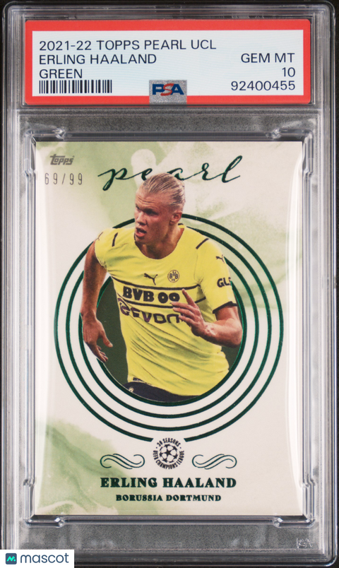 2021-2022 Topps Pearl UEFA Champions League Erling Haaland 69/99