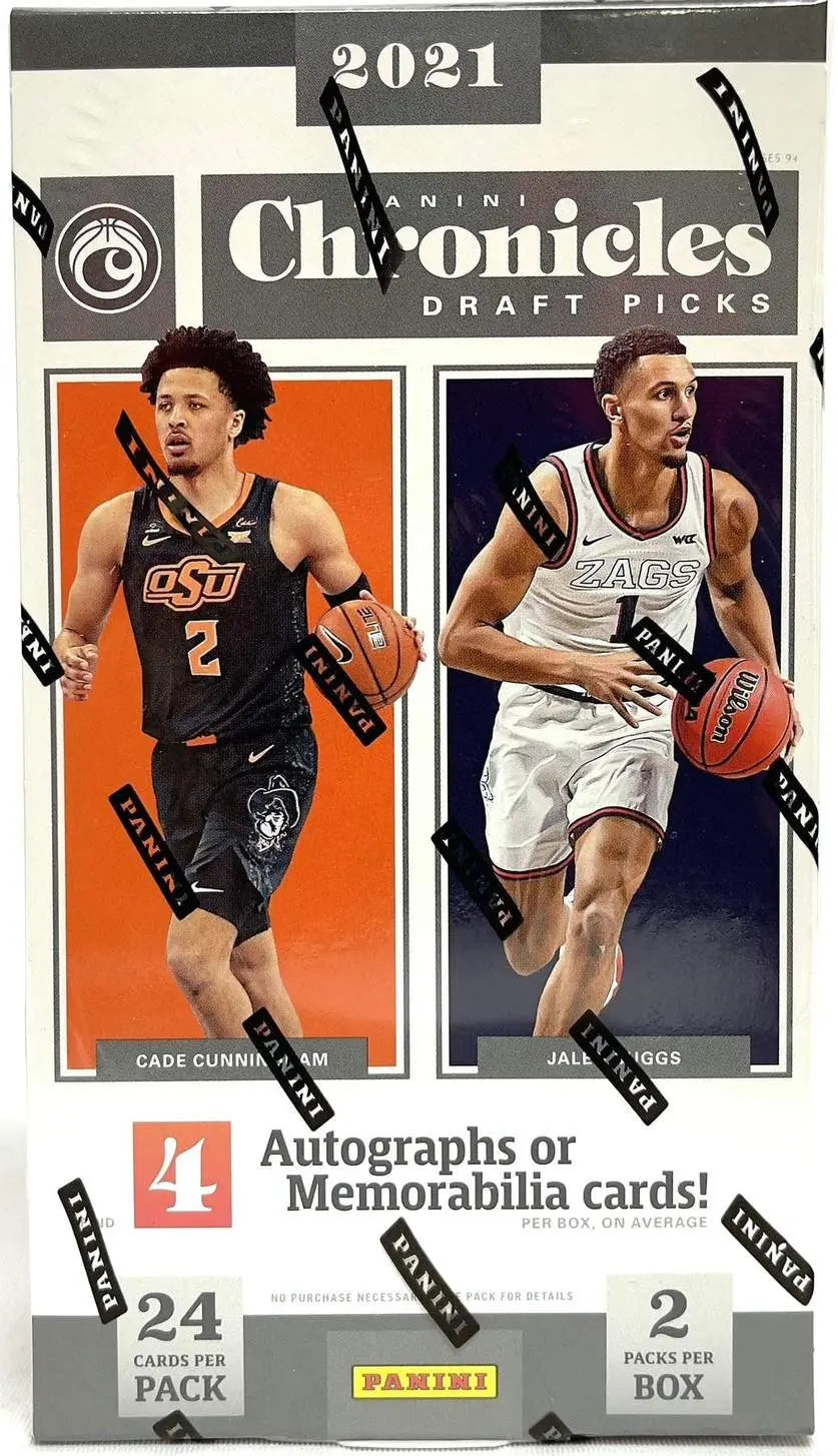 2021-22 Panini Chronicles Draft Picks Collegiate Basketball Hobby Box 