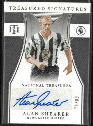 2021-22 Panini Chronicles National Treasure Autograph Alan Shearer Auto /89 