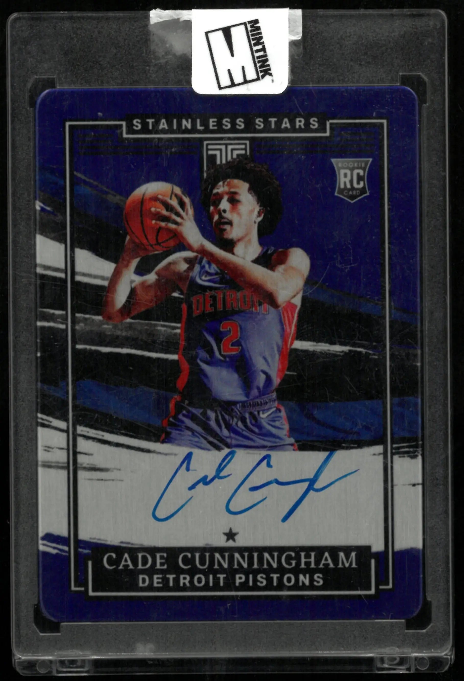 2021-22 Panini Impeccable Stainless Stars Rookie Auto Cade Cunningham /49 
