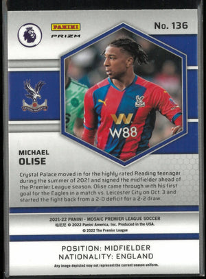 2021-22 Panini Mosaic Premier League Rookie Michael Olise RC 