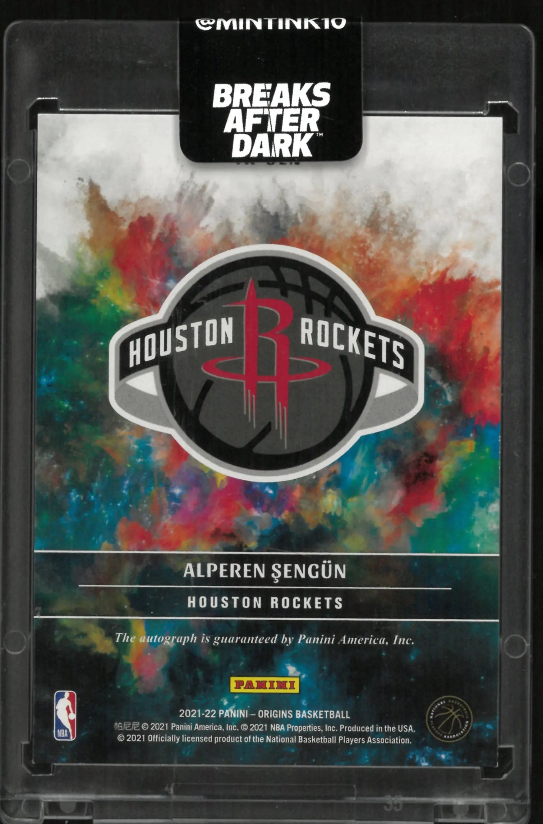 2021-22 Panini Origins Alpren Sengun Auto Rookie RC /99 