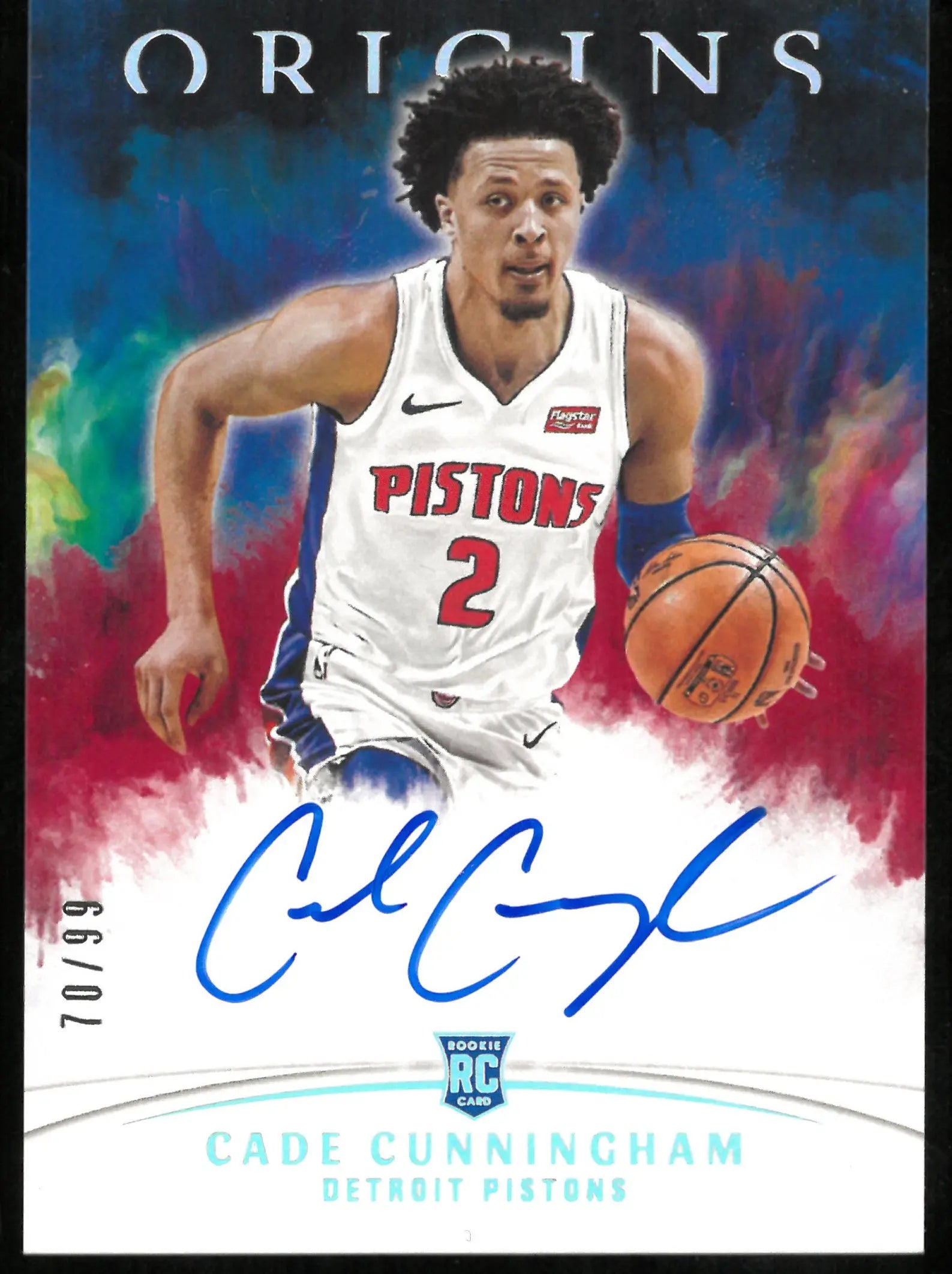 2021-22 Panini Origins Basketball Rookie Auto Cade Cunningham /99 
