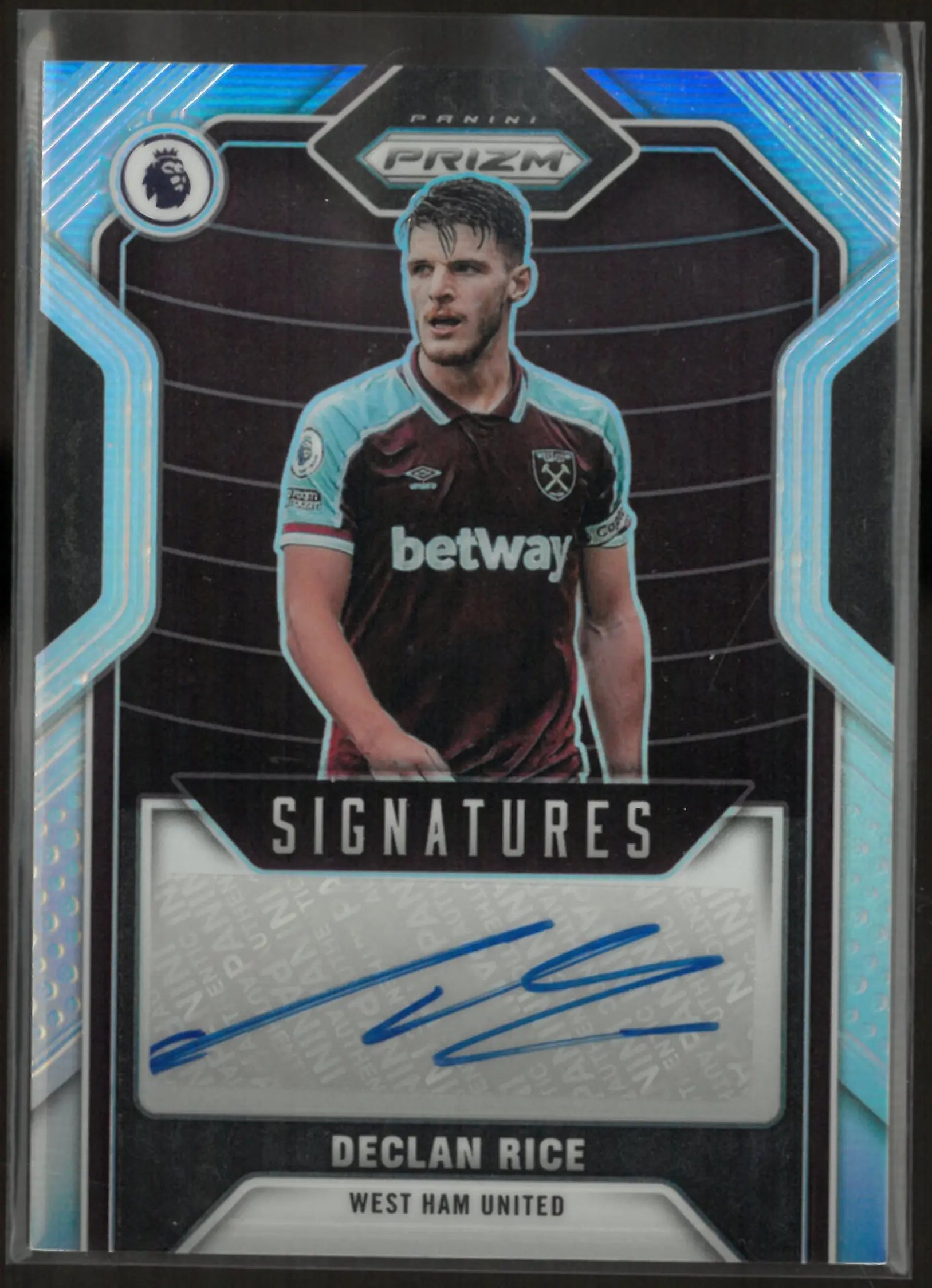 2021-22 Panini Prizm Premier League Autograph Declan Rice Auto /99 