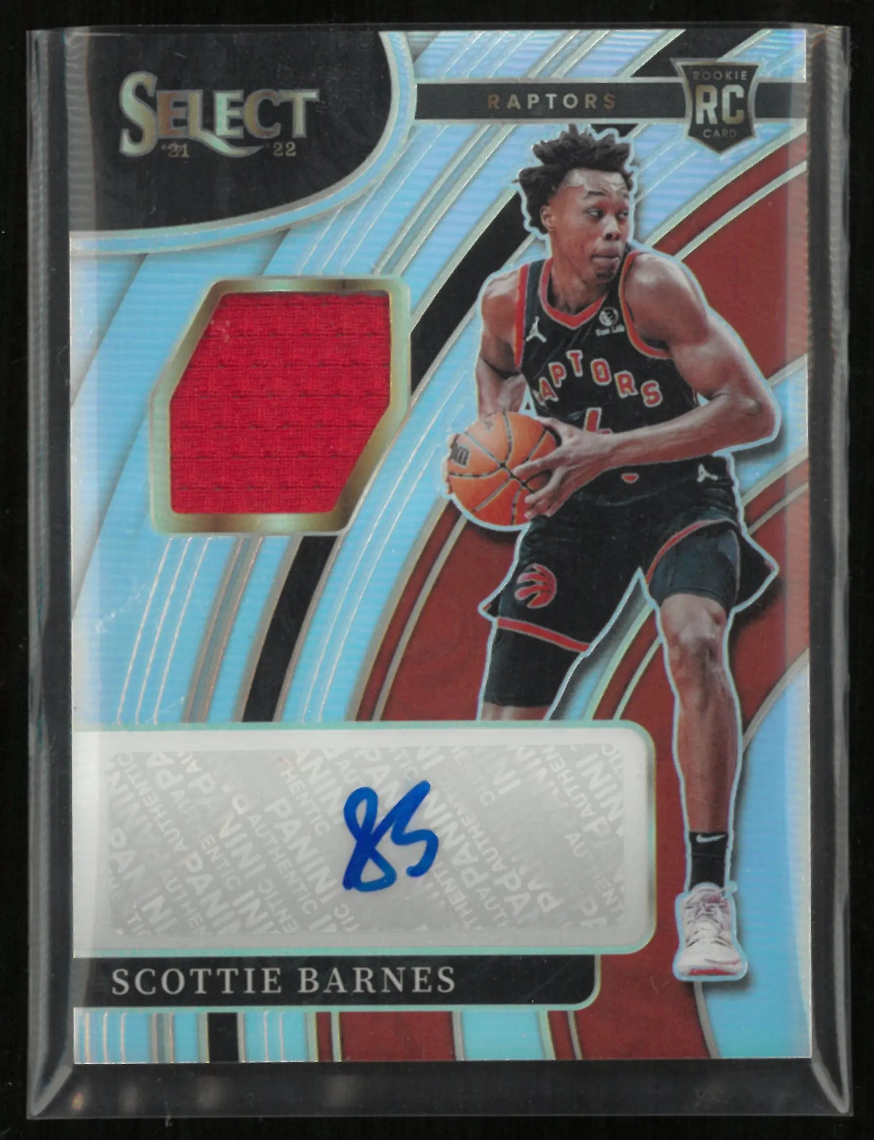 2021-22 Panini Select Scottie Barnes Rookie Patch Autograph Auto /199 