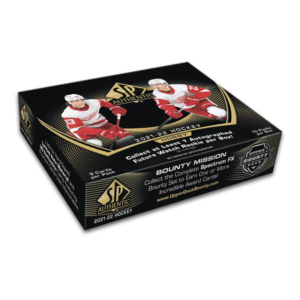 2021-22 UPPER DECK SP AUTHENTIC HOCKEY HOBBY BOX BY THE PACK 