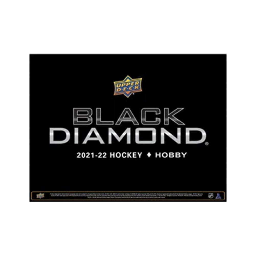 2021-22 Upper Deck Black Diamond Hockey Hobby Box 