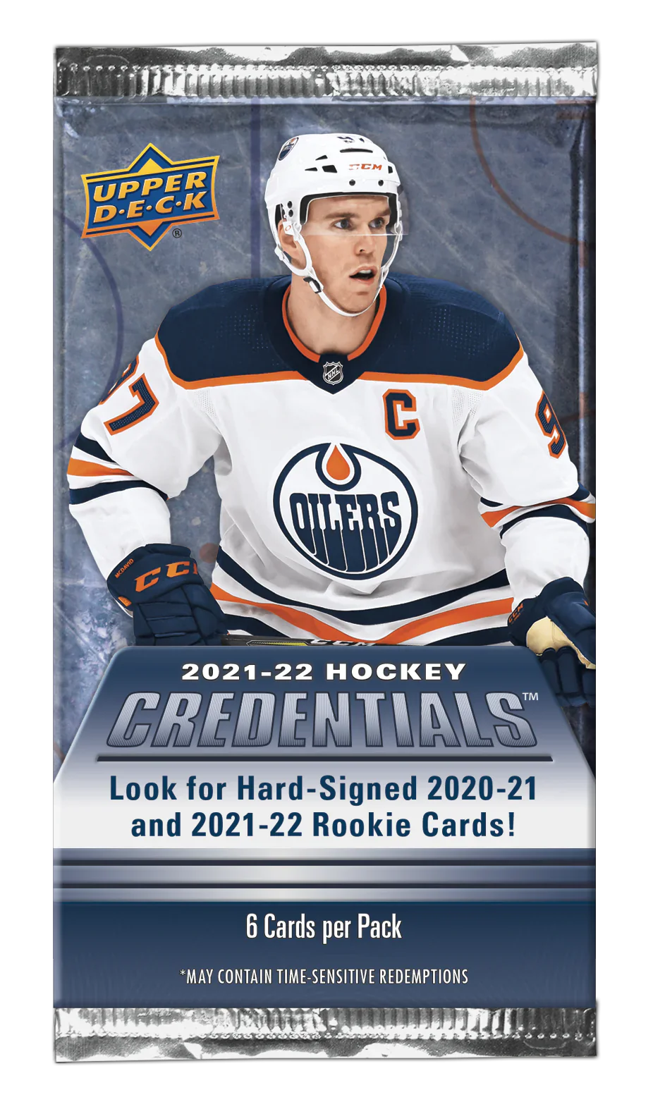 2021-22 Upper Deck Credentials Hockey Box By the Pack (Single Pack Sales) 