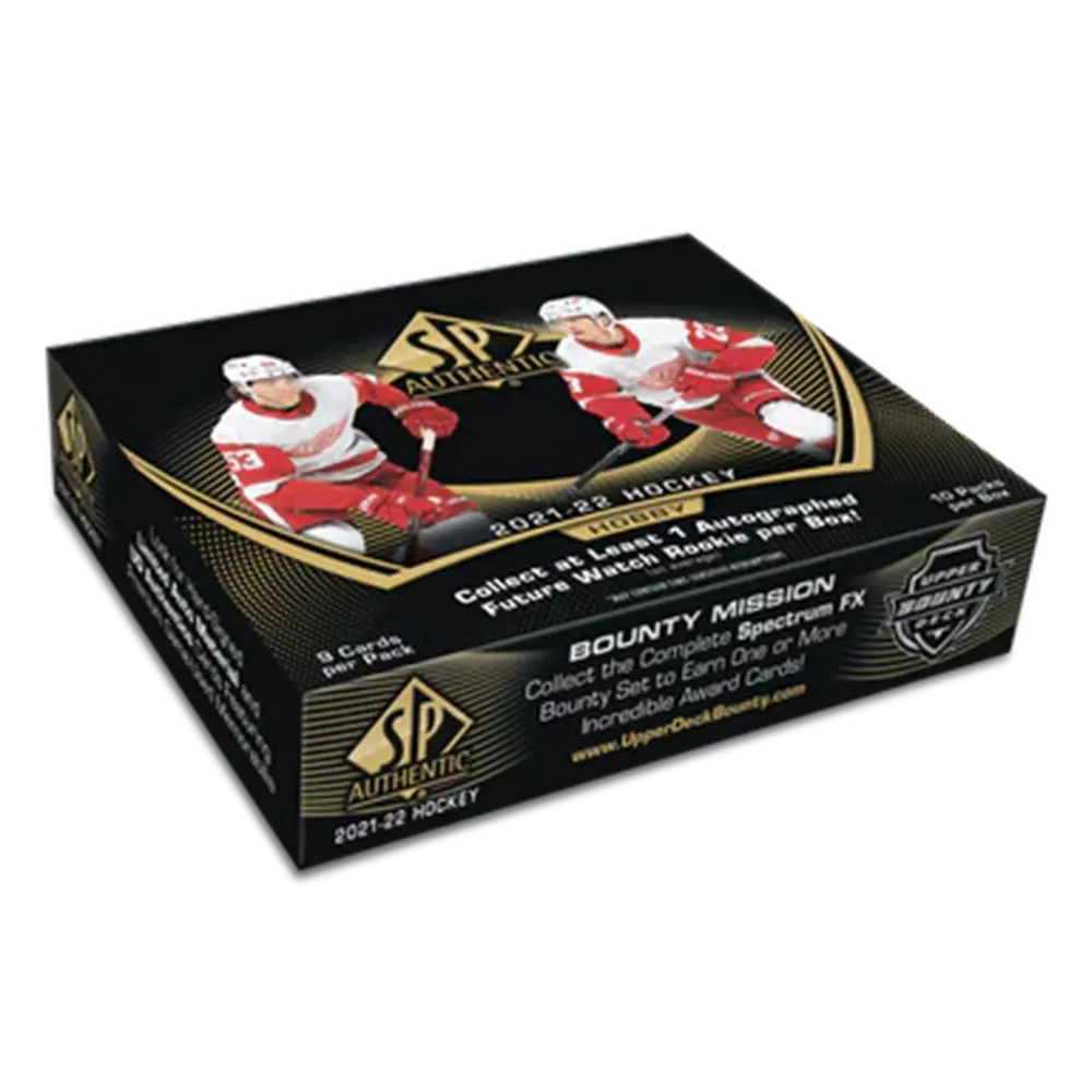 2021-22 Upper Deck SP Authentic Hockey Hobby Box 