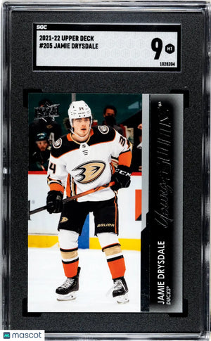 2021-22 Upper Deck Series 1 Hockey Jamie Drysdale Young Guns SGC 9 