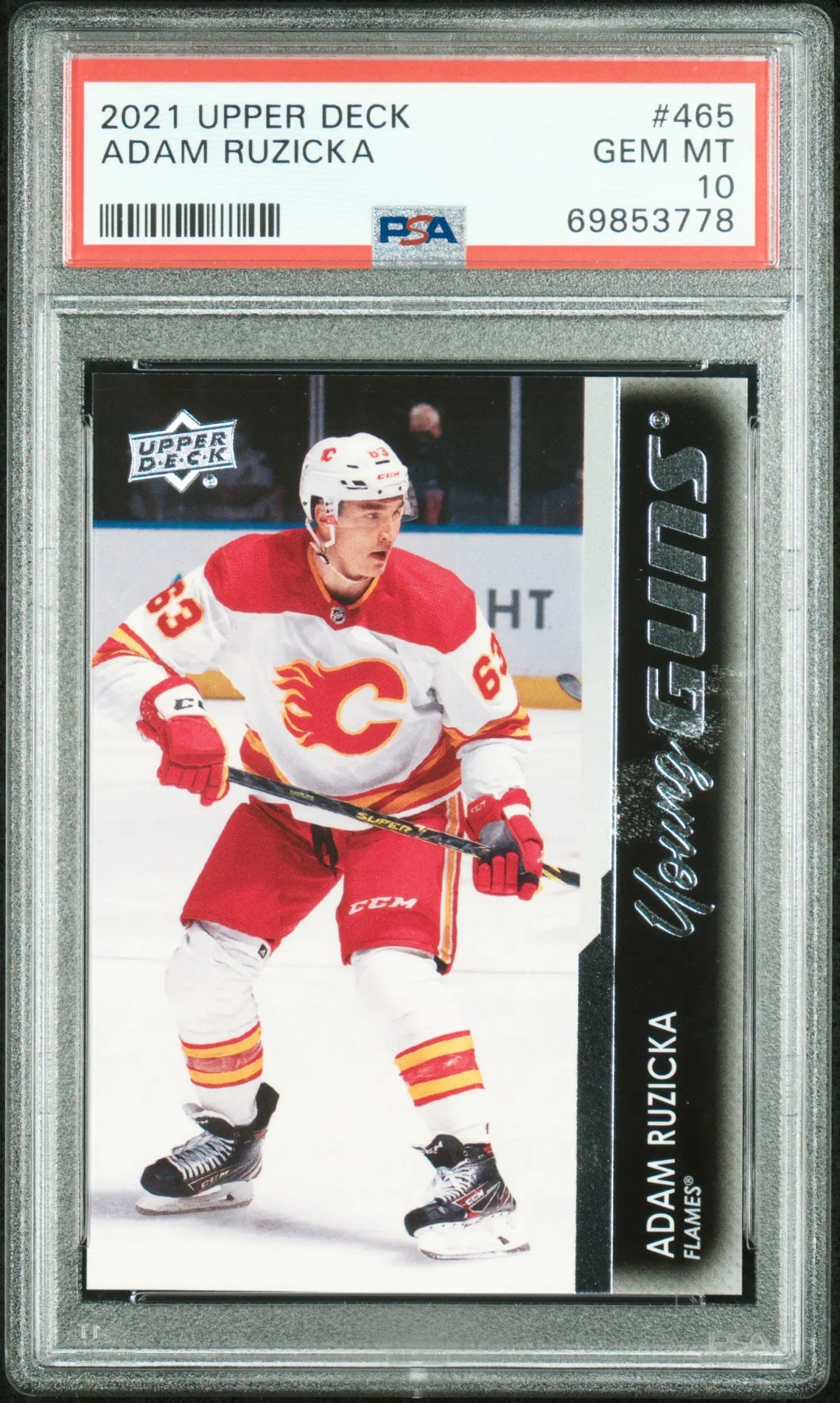 2021-22 Upper Deck Series 2 Young Guns Rookie Adam Ruzicka RC PSA 10 