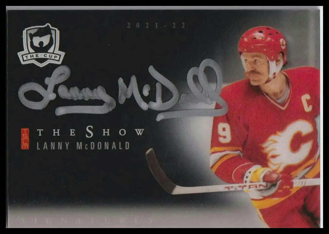 2021-22 Upper Deck The Cup Lanny McDonald The Show Black Auto 