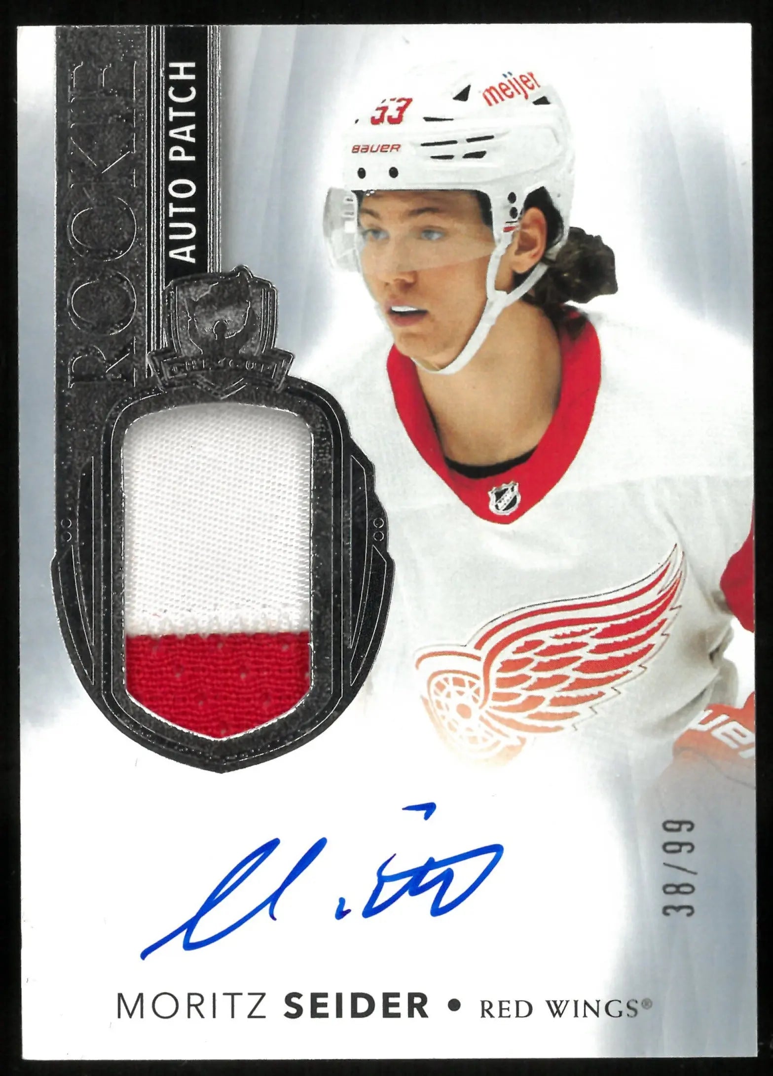 2021-22 Upper Deck The Cup Rookie Auto Patch Moritz Seider /99 