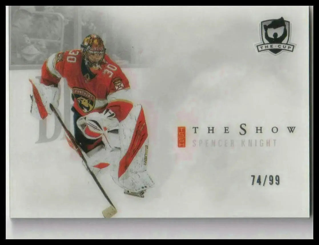2021-22 Upper Deck The Cup #SW-49 Spencer Knight The Show #/99 