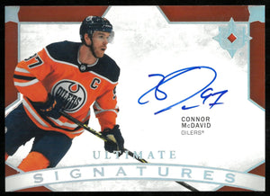 2021-22 Upper Deck Ultimate Collection Ultimate Signatures Auto Connor McDavid 