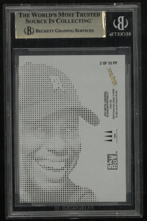 2021 Metal Universe Platinum Portraits Diamond Club Tiger Woods #PP2 BGS 9.5 