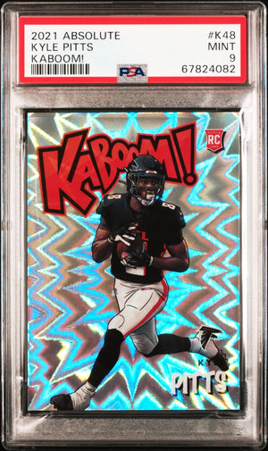2021 Panini Absolute Kaboom! Rookie Kyle Pitts RC PSA 9 