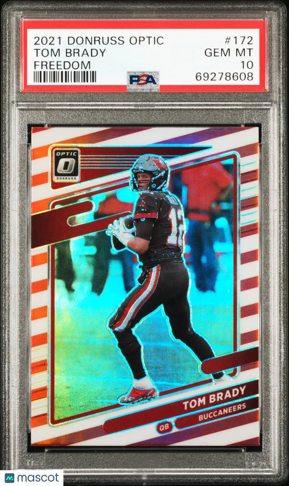2021 Panini Donruss Optic Freedom Tom Brady #172 PSA 10 