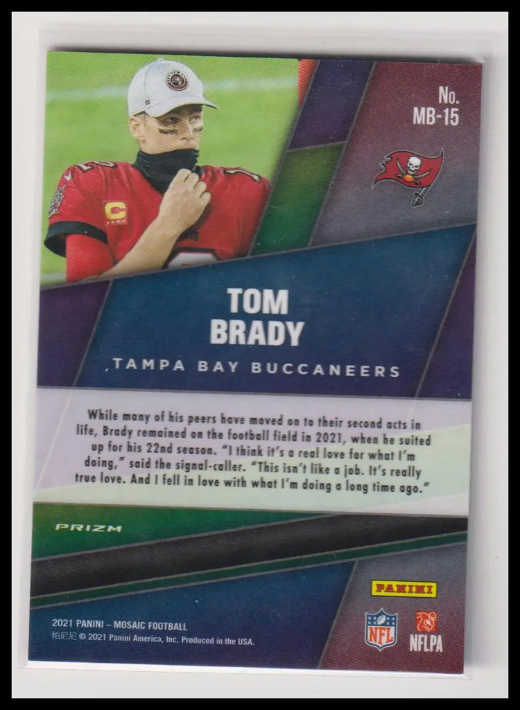 2021 Panini Mosaic Masquerade Ballers Tom Brady 