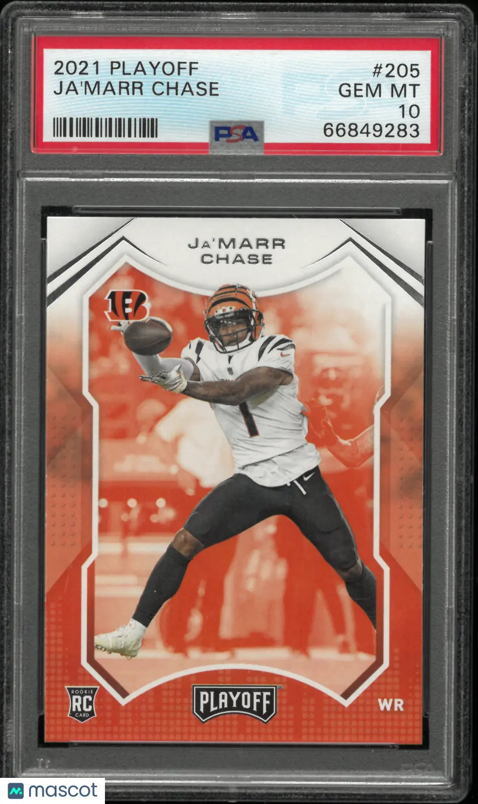 2021 Panini Playoff Ja'marr Chase Rookie RC PSA 10 