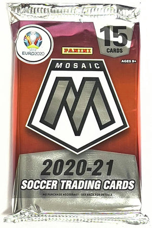 2021 Panini Soccer Mosaic Euro Hobby Pack (Single Pack Sales) 