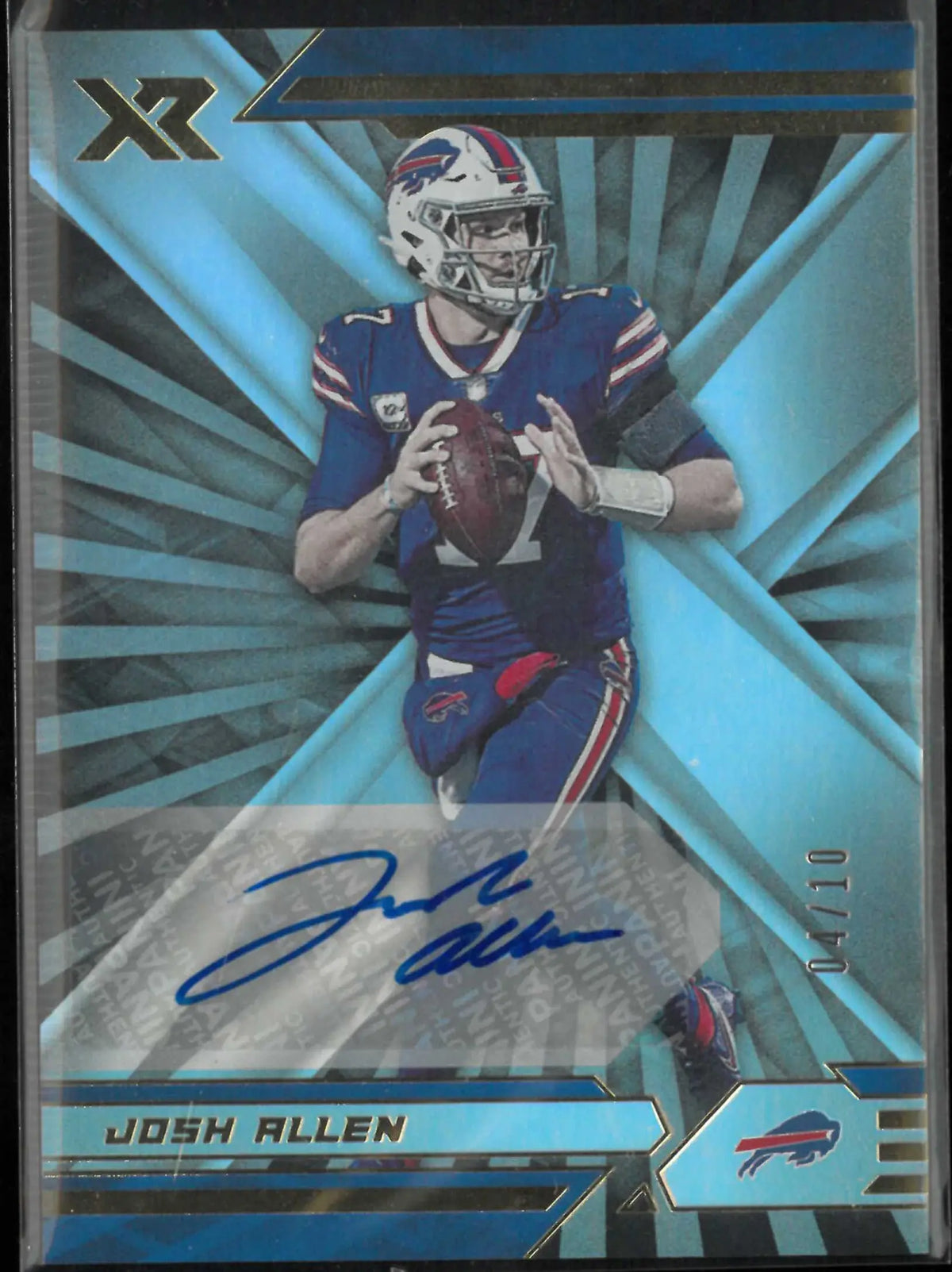 2021 Panini XR Autograph Josh Allen Auto /10 