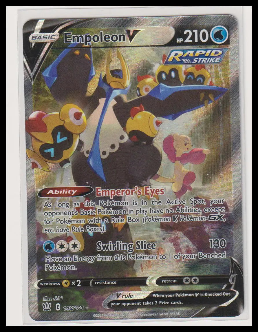 2021 Pokemon Battle Styles Empoleon V 146/163 