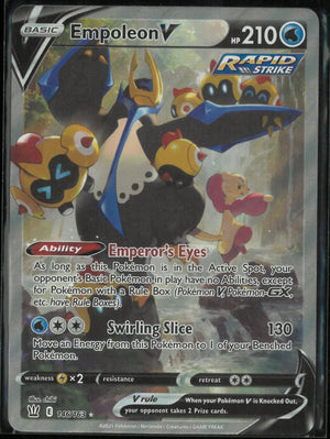 2021 Pokemon Battle Styles Ultra Rare Alternate Full Art Empoleon V 146/163 