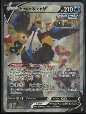 2021 Pokemon Battle Styles Ultra Rare Alternate Full Art Empoleon V 146/163 