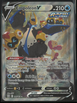 2021 Pokemon Battle Styles Ultra Rare Alternate Full Art Empoleon V 146/163 
