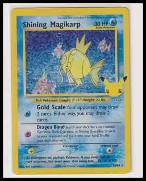 2021 Pokemon Celebrations Shining Magikarp 66/64 #D 