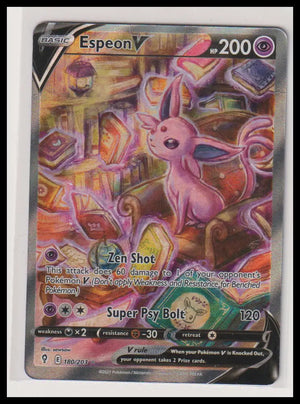 2021 Pokemon Evolving Skies Espeon V Alternate Art 180/203 MP 