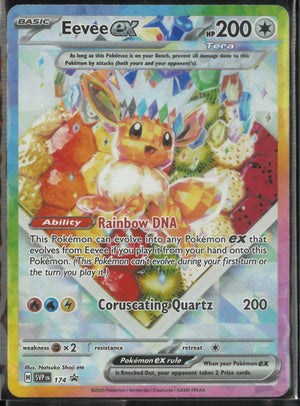 2021 Pokemon Scarlet & Violet Promo Eevee ex 174 