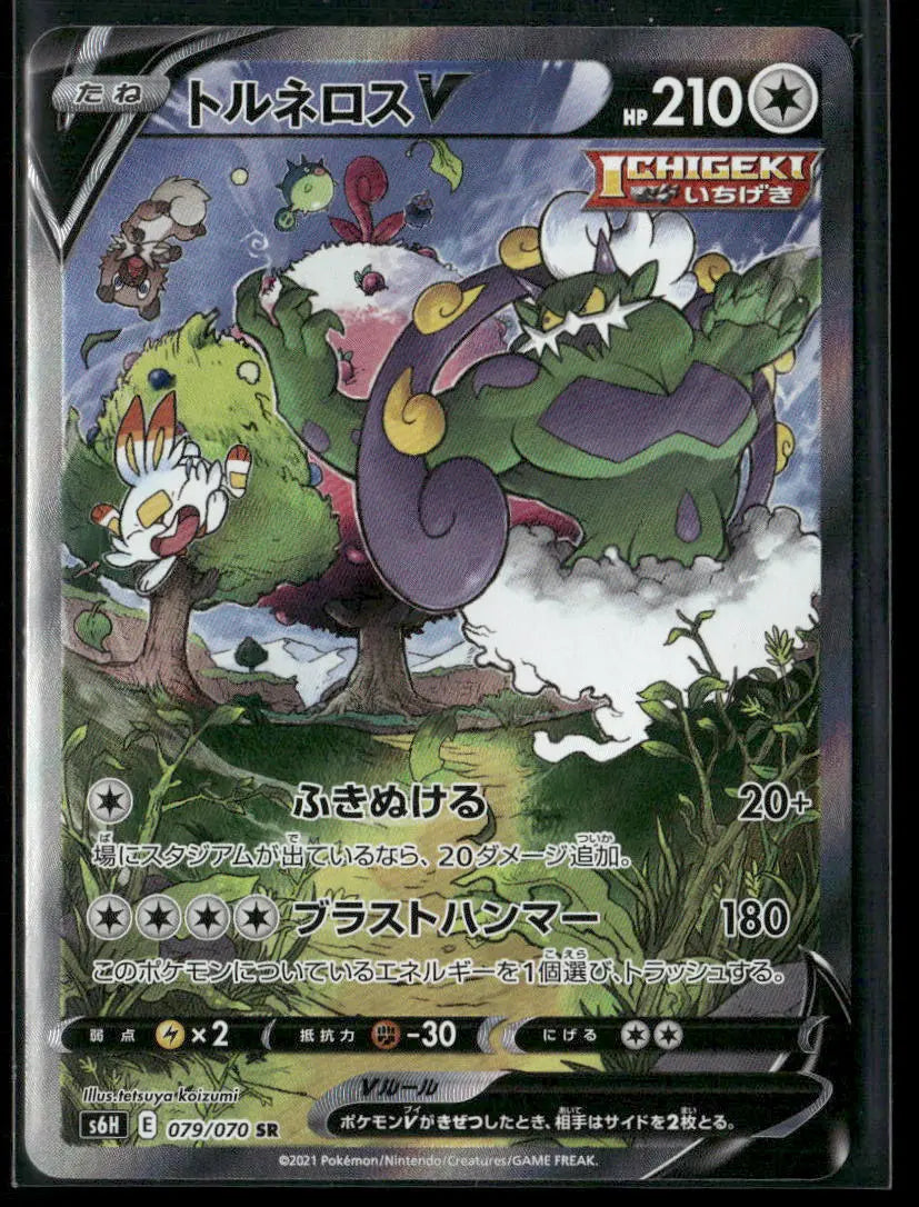 2021 Pokemon Silver Lance Secret Rare Tornadus V JP 079/070 