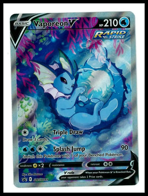 2021 Pokemon Sword & Shield Promo Cards Vaporeon V SWSH181 