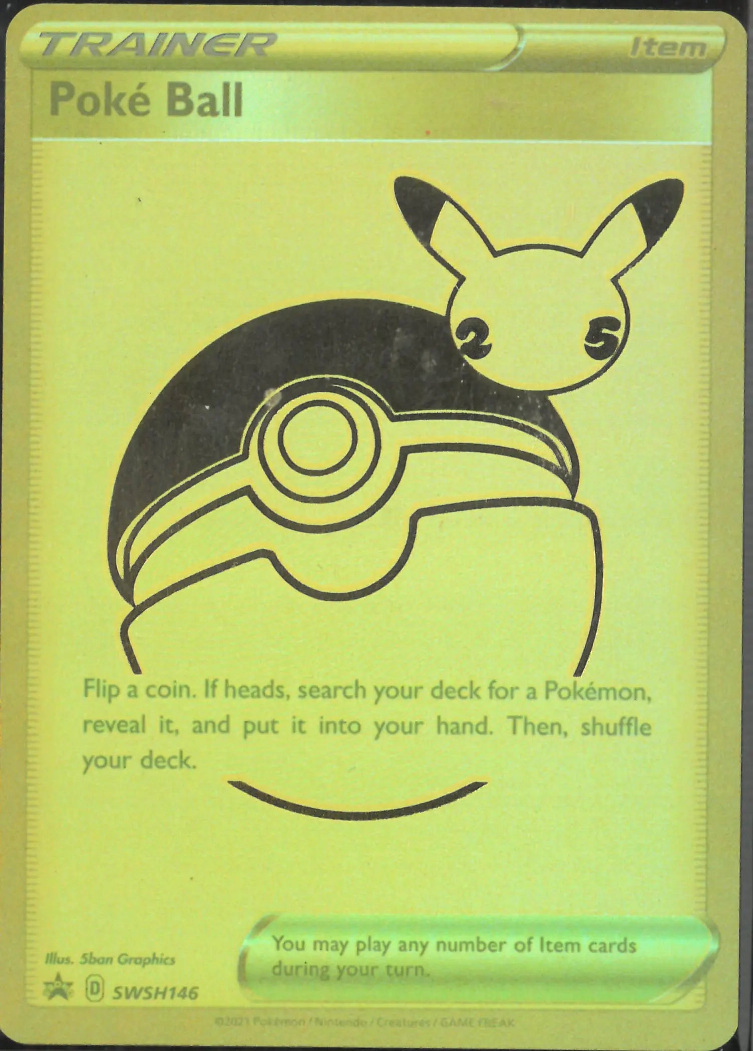 2021 Pokemon Sword & Shield Promo Poke Ball SWSH146 