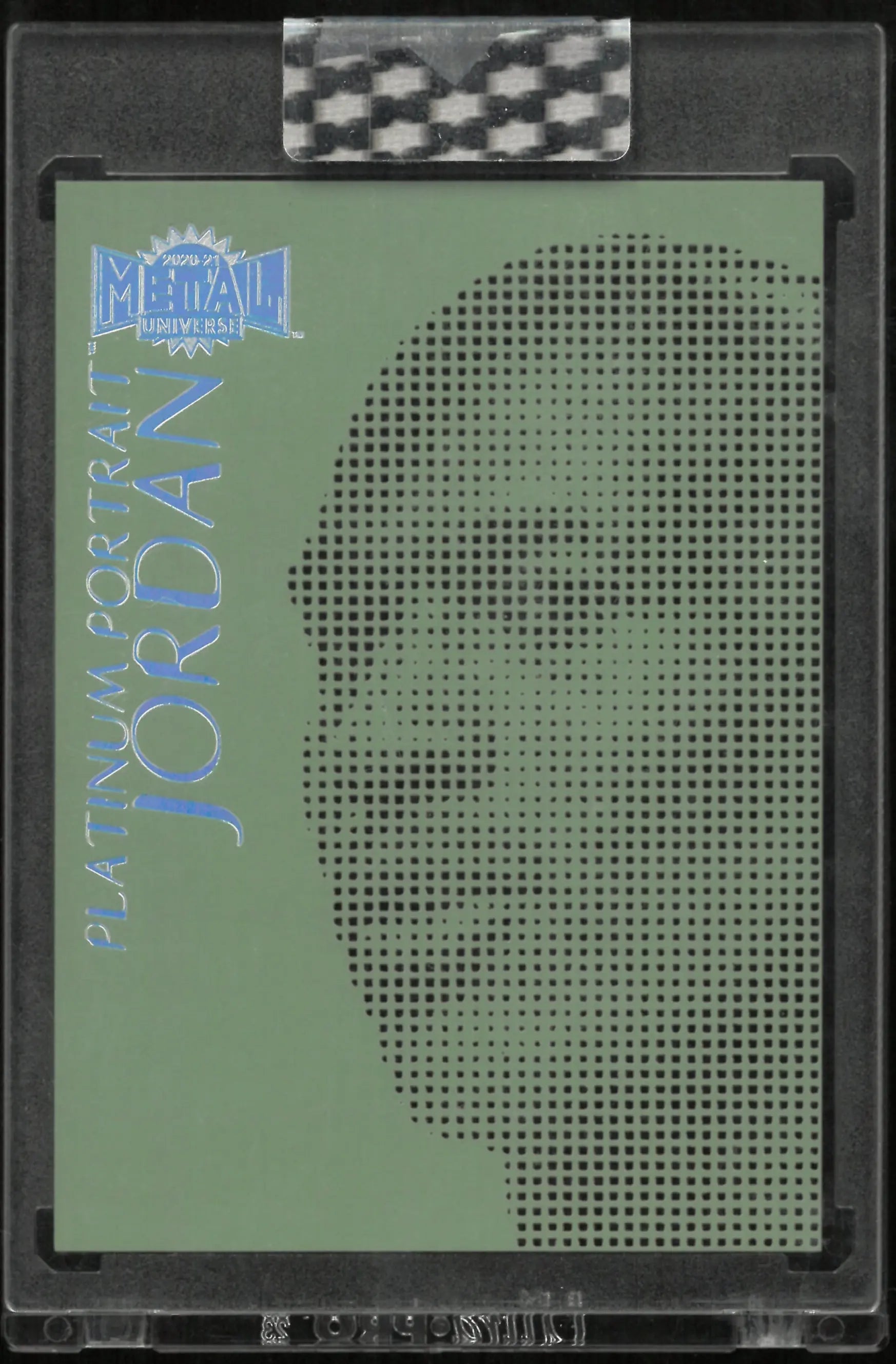 2021 Skybox Metal Basketball Platinum Portraits Michael Jordan GOAT 