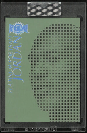 2021 Skybox Metal Basketball Platinum Portraits Michael Jordan GOAT 