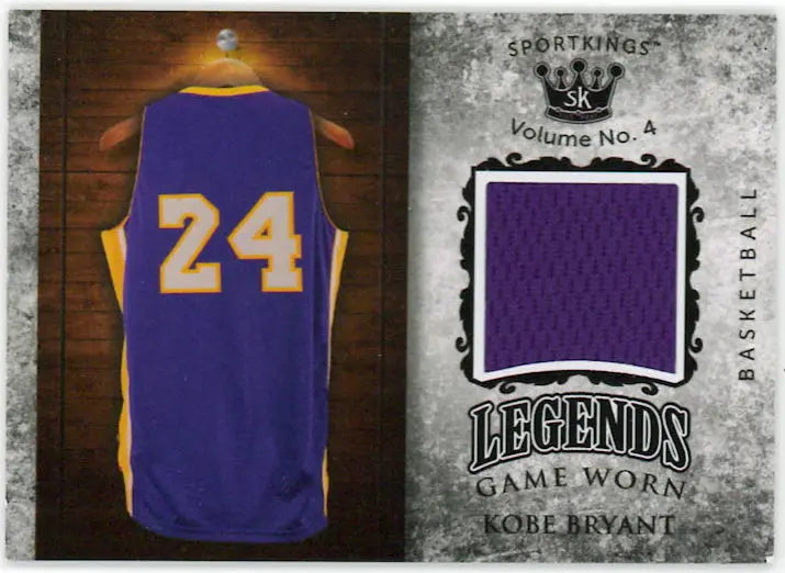 2021 Sport Kings Legends Memorabilia Patch Kobe Bryant 