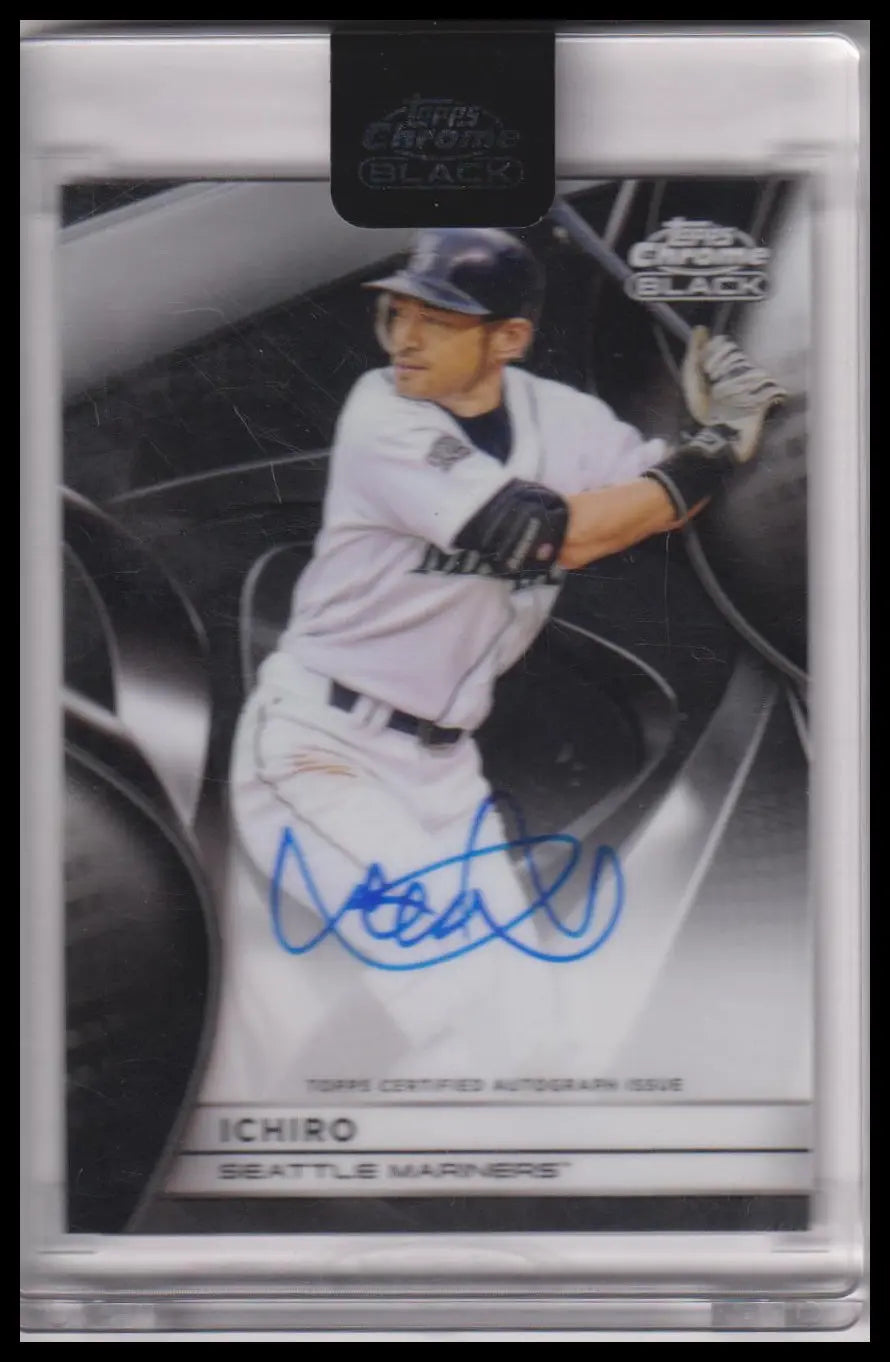 2021 Topps Chrome Black #CBA-I Ichiro Autographs 
