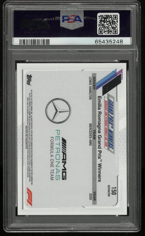 2021 Topps Chrome Formula 1 Lewis Hamilton  Refractor PSA 10 