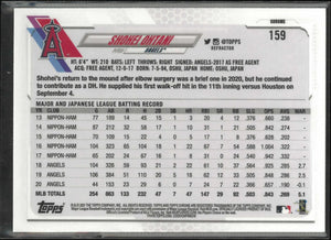 2021 Topps Chrome Shohei Ohtani 