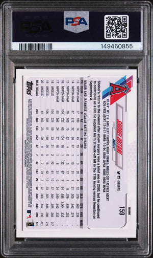 2021 Topps Chrome Shohei Ohtani PSA 9 