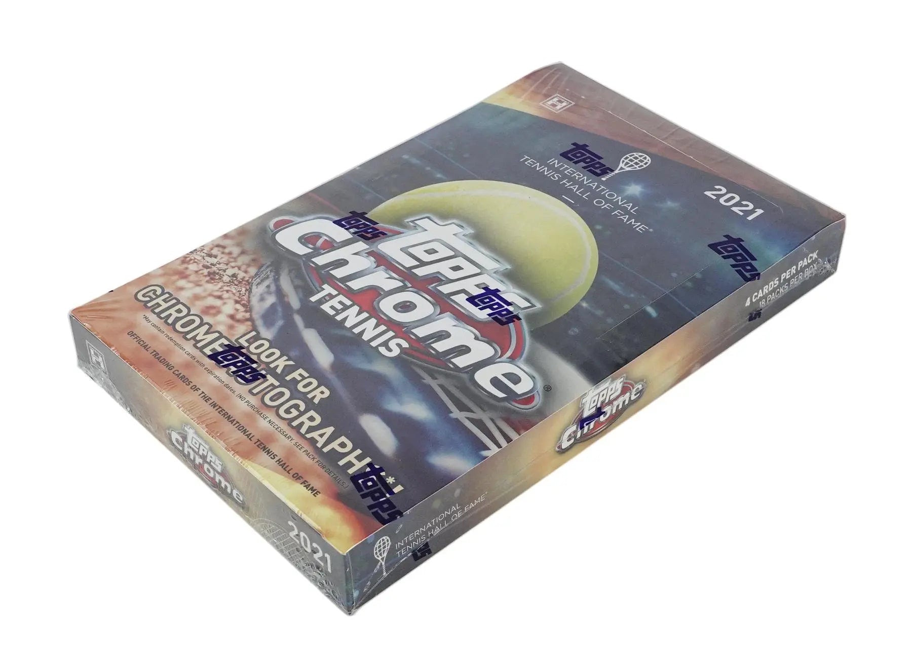 2021 Topps Chrome Tennis Hobby Box 