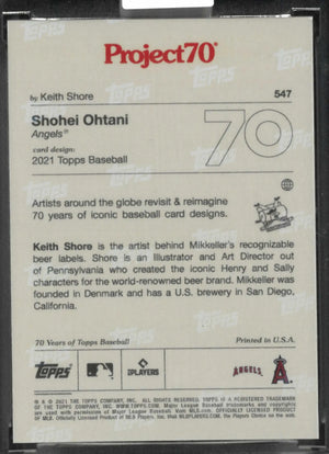 2021 Topps Project 70 Shotime Shohei Ohtani 