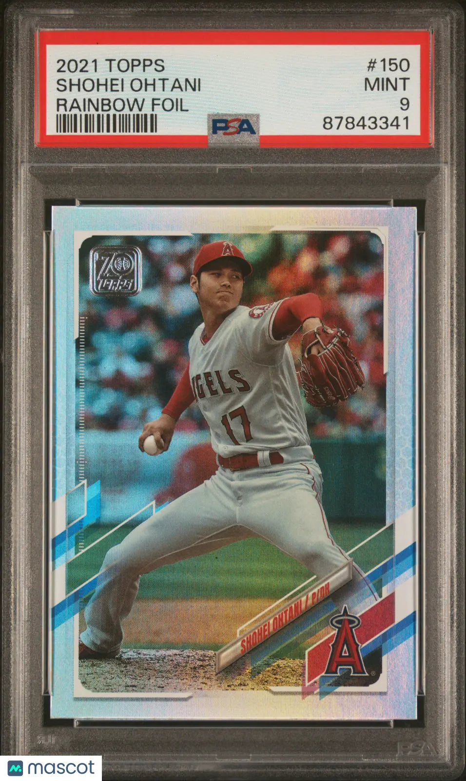 2021 Topps Shohei Ohtani #150 Rainbow Foil PSA 9 